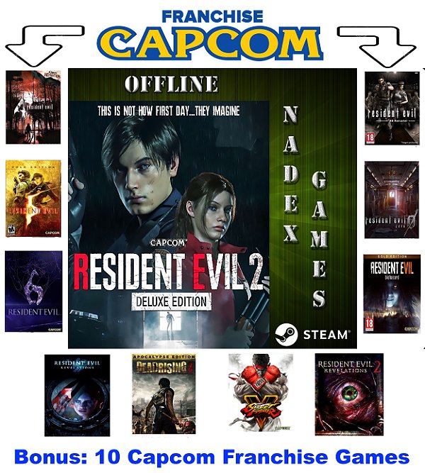 Resident Evil 2 + RE Collection Steam Offline
