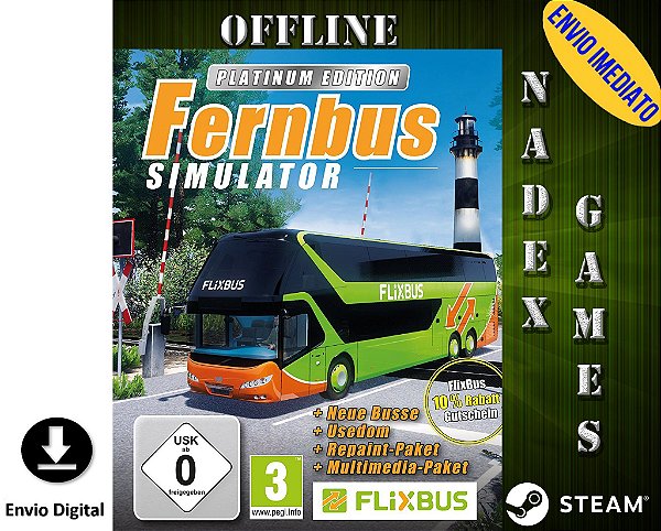 Fernbus Simulator Platinum Edition Steam Offline + BRINDE