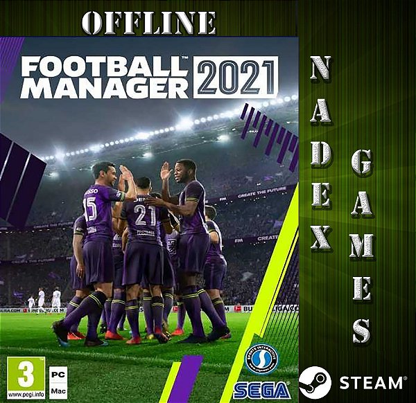 Football Manager 2021 + In-game Editor Steam Offline + JOGO BRINDE