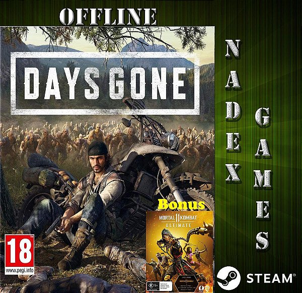 Days Gone Steam Offline + JOGO BRINDE NA MESMA CONTA