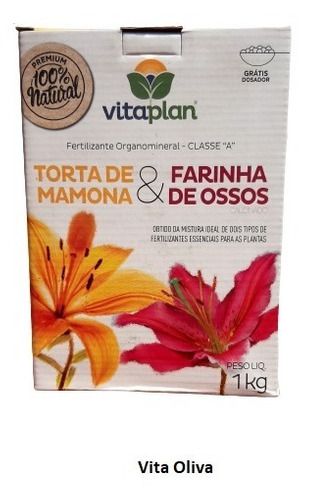 Kit - Adubo Orgânico Torta De Mamona + Farinha De Ossos 5 Kg