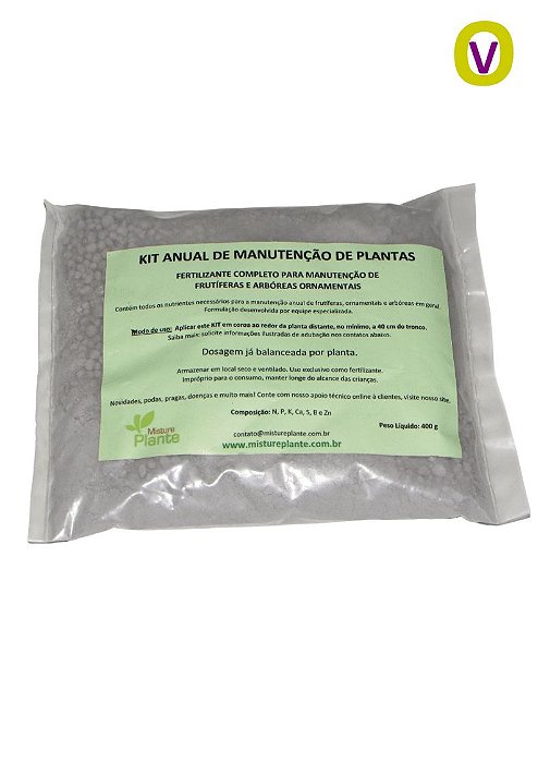 10 Kits - Adubo Completo Manutenção Crescimento Uva Videira