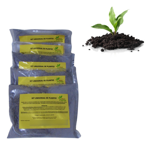 10 Kits Adubo Completos De Plantio Flores P/ Vaso E Jardins