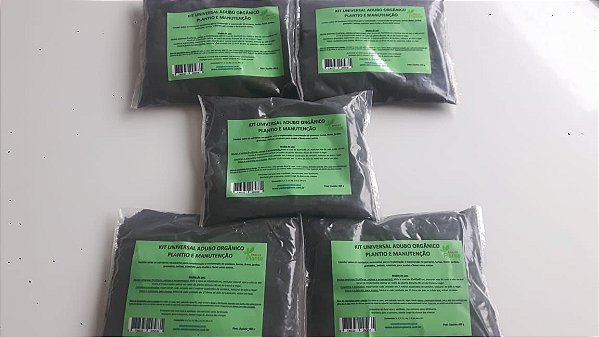 10 Kits de Adubo Universal Orgânico de Alta Qualidade!!! Horta, Pomares, Jardins, Flores, Gramados uso Universal