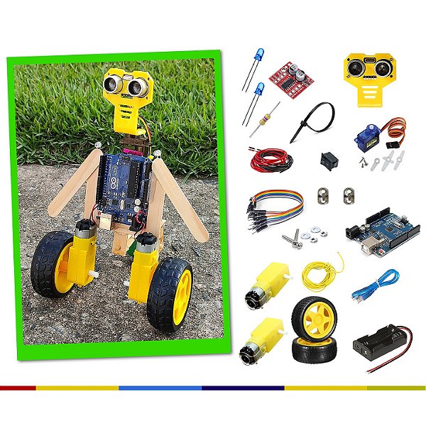Robô Ardudroide DIY - Kit Robótica Educacional com Arduino