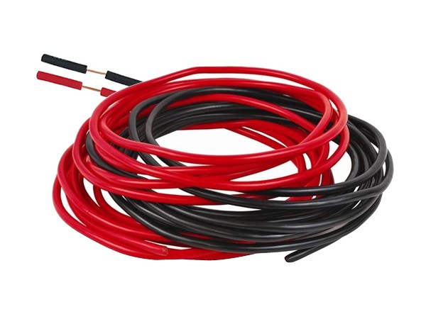 10M de fios 0,14mm awg26 - Cabinho flexível condutor elétrico (5 M Vermelho e 5 M Preto)