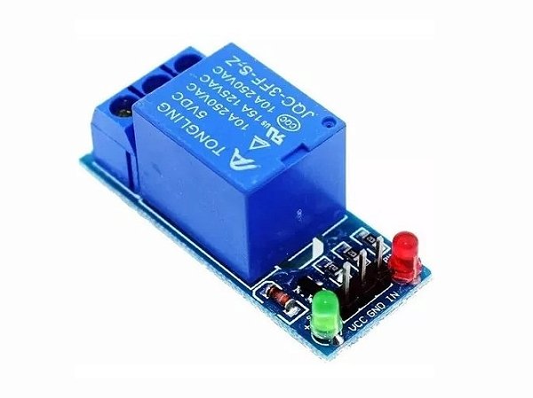 Módulo Relé 1 Canal Led Indicador para Arduino Pic 5V 10A