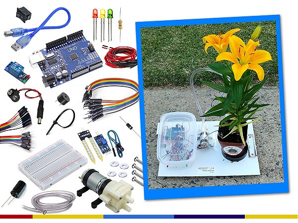 Kit Arduino Irrigação Autônoma DIY - Educação Maker