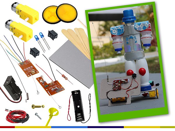 Robodé Controle Remoto DIY - Kit Robótica Educação Maker