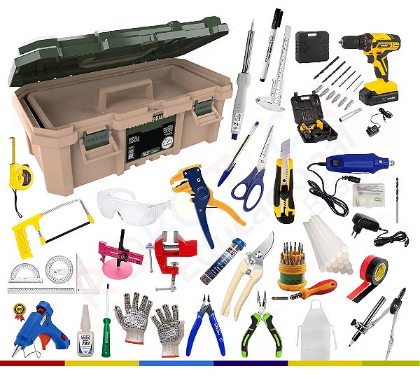 Kit Ferramental Para Educação Maker +30 Itens