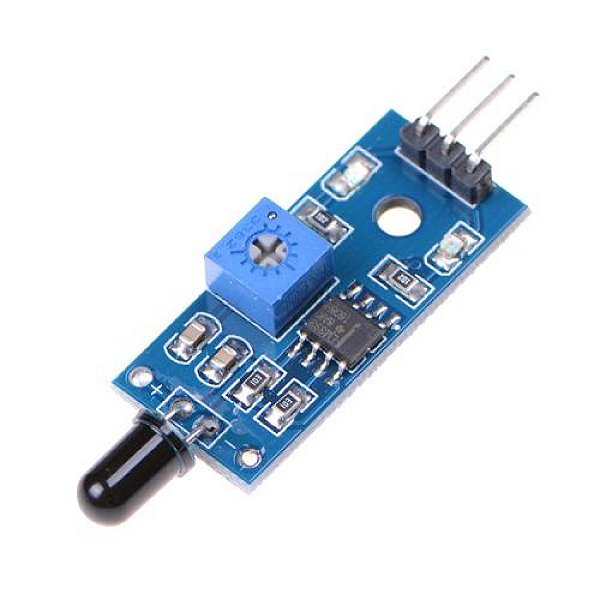 Módulo sensor de fogo com chip LM393 para Arduino