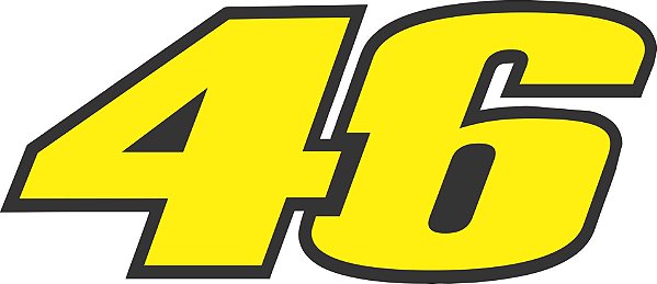 Adesivo 46 valentino Rosse