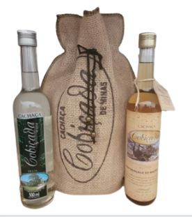 Cobiçada Seduction Ouro 3 anos 500ml + Cobiçada Seduction Prata 500ml + saquinho Juta Personalizado Cobiçada de Minas