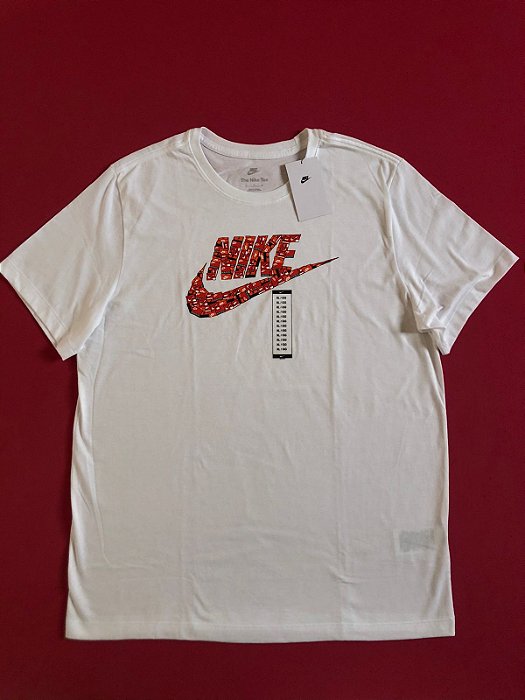 Camiseta Nike Sportswear Branca Masculina