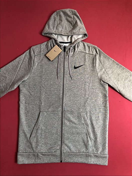Jaqueta Nike Dri Fit Cinza Masculina