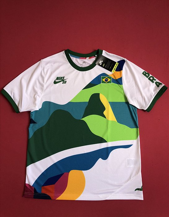 Camiseta Nike SB Brasil Ring Olimpíadas Tokyo Masculina