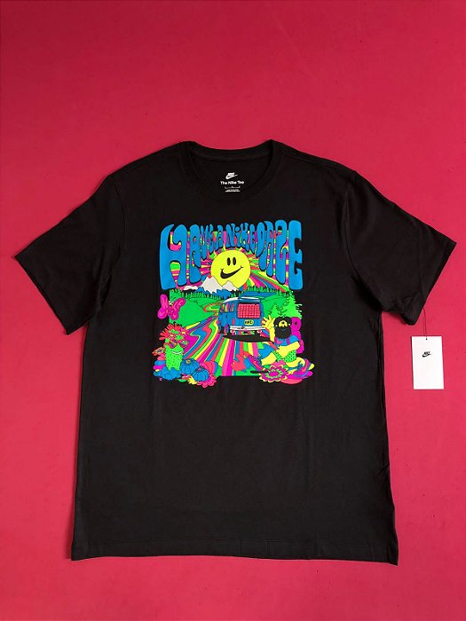 Camiseta Nike Sporstwear Have a Nike Day Preta Masculina