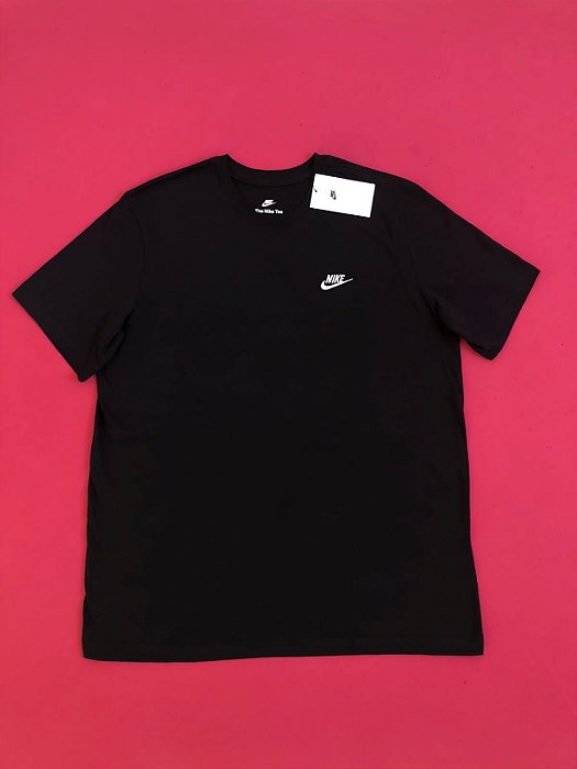 Camiseta Nike Sporstwear Logo Basic Preta Masculina