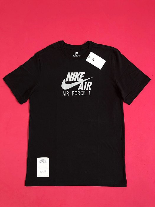 Camiseta Nike Air Force 1 Preta Masculina