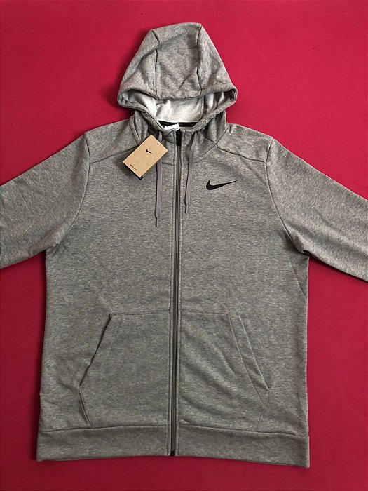 Jaqueta Nike Dri Fit Swoosh Cinza Masculina