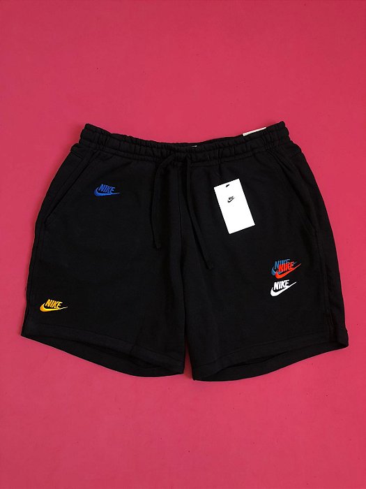 Shorts Nike Sporstwear Swooshs Moletom Masculino