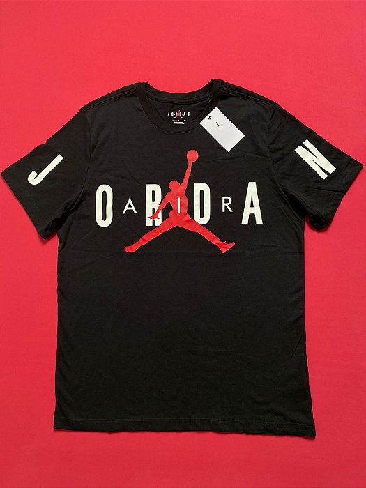 Camiseta Air Jordan Big Logo Preta Masculina