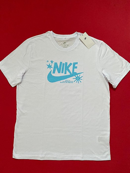 Camiseta Nike Sportswear Branca Masculina