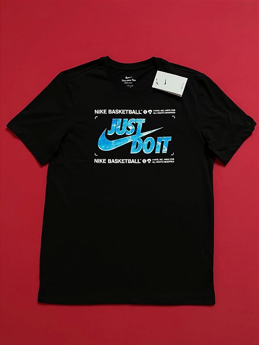 Camiseta Nike Just do It Dri Fit Preta Masculina