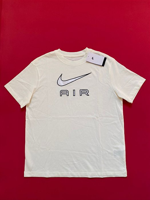 Camiseta Nike Air Premium Creme (CORTE GRANDE)