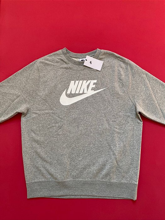 Blusa Nike Sportswear Cinza Masculina