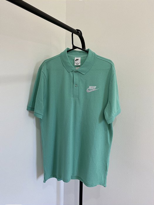 Polo Nike Sportswear Verde Esmeralda Masculina