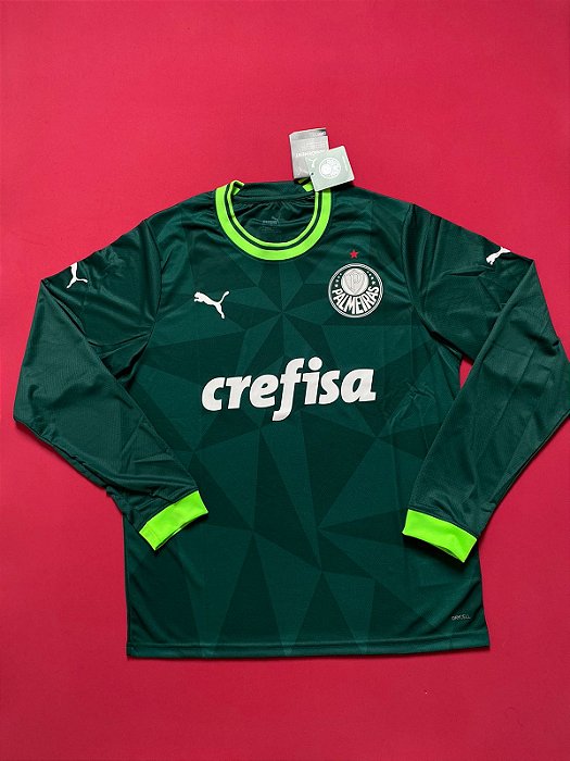 Camisa Palmeiras I 23/24 Puma Manga Longa Masculina