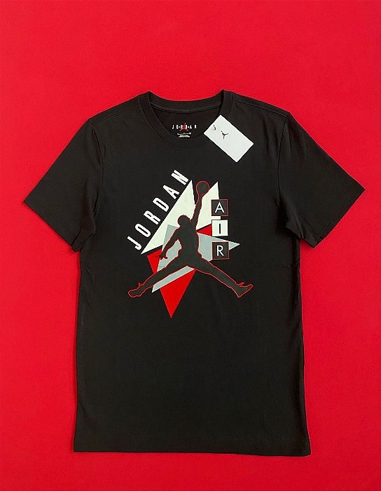 Camiseta Air Jordan Preta Masculina