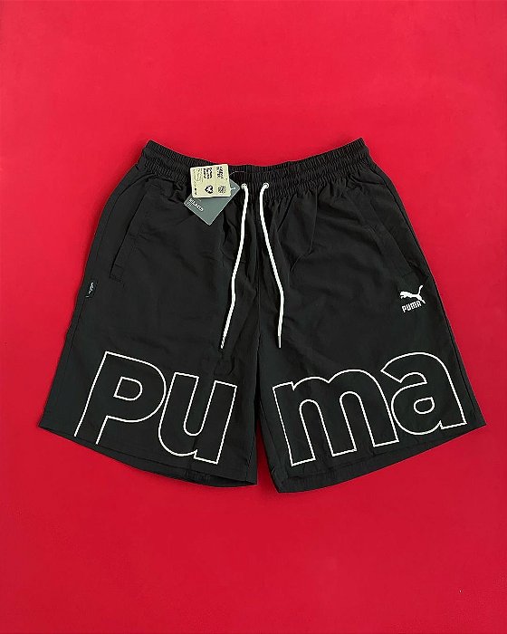 Shorts Puma Letreiro Masculino