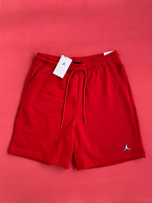 Shorts Air Jordan Moletom Vermelho Masculino