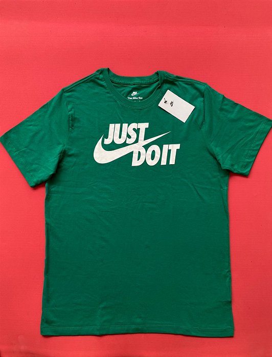 Camiseta Nike Just do It Verde Masculina