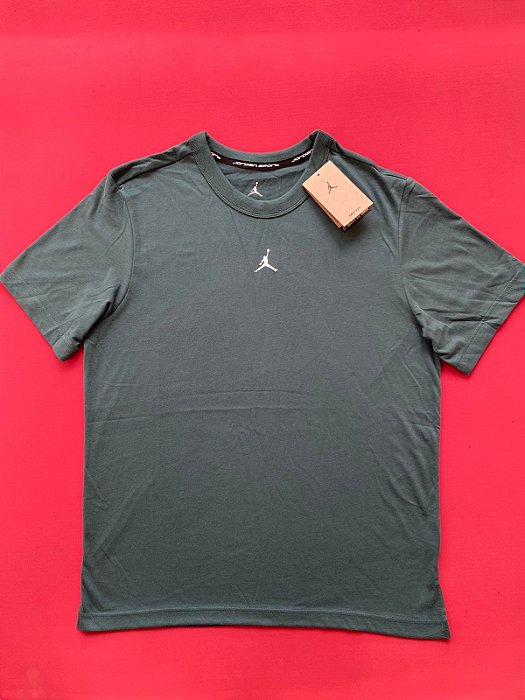Camiseta Jordan Sport Logo Verde Masculina