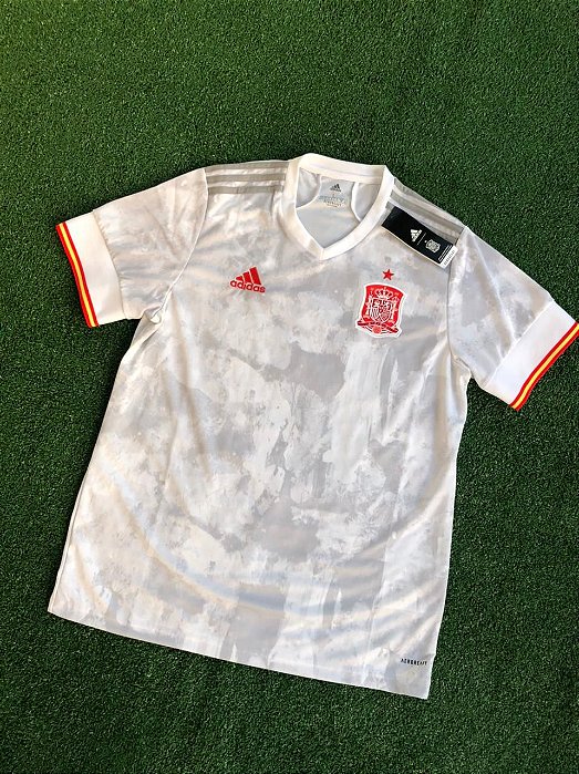 Camiseta Espanha Uniforme II temporada 20/21