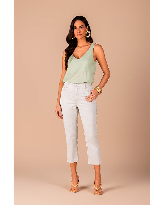 Calça Cropped Capri