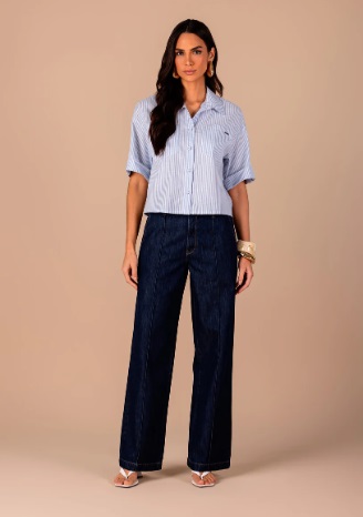 Camisa algodão manga curta