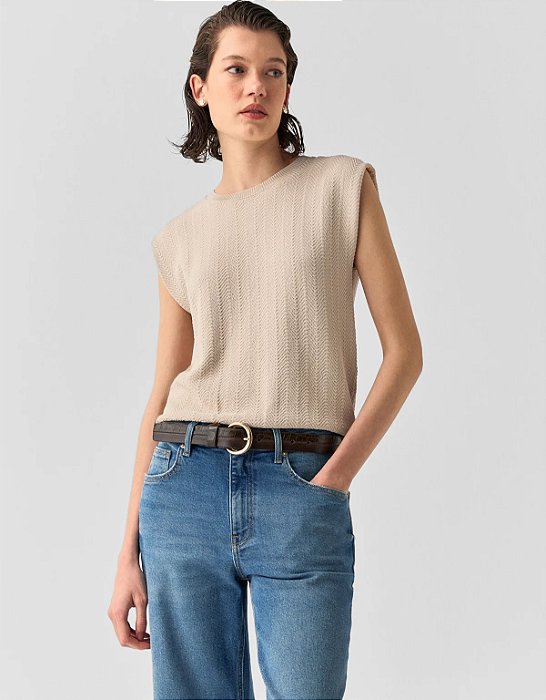 Blusa Tricot Textura