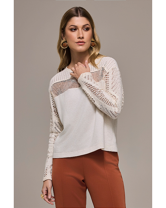Blusa Lino Texturas