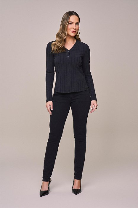 Blusa mg Longa Botões