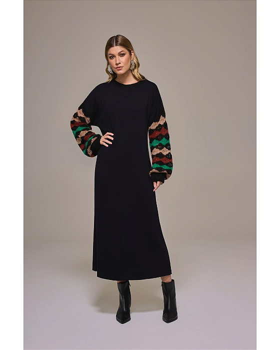 Vestido Midi mg Tricô