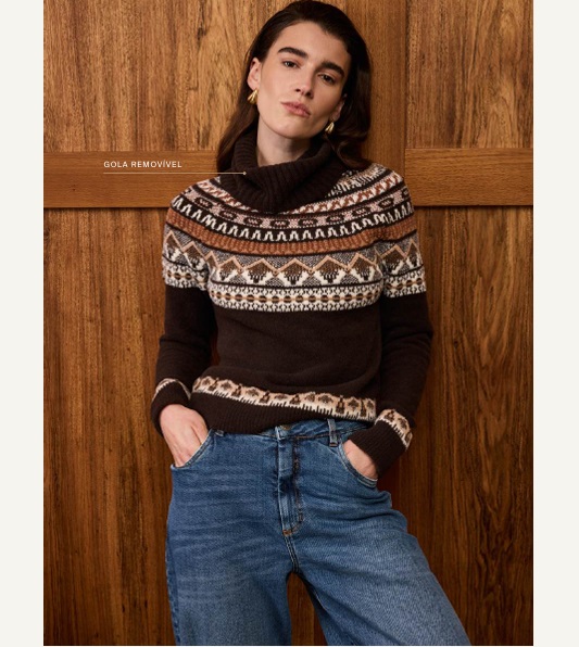 Blusa Gola Removível