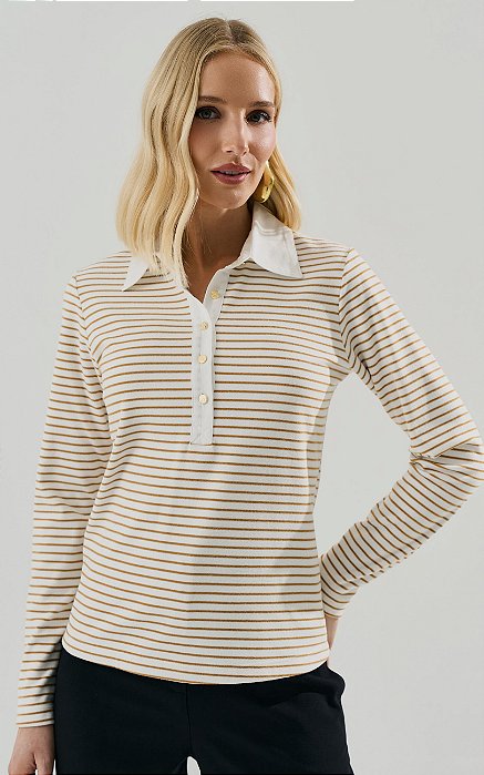 Blusa Polo Malha Cotton