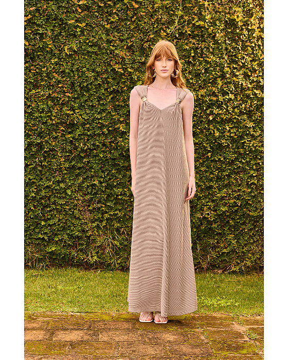 Vestido Malha Passantes