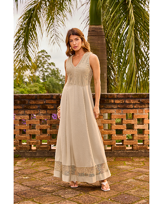 Vestido Moletinho Tela
