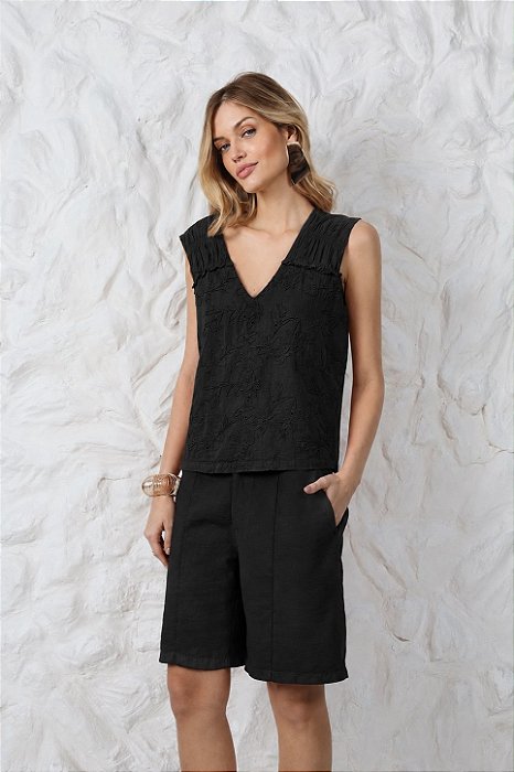 Blusa Alg. Bordada