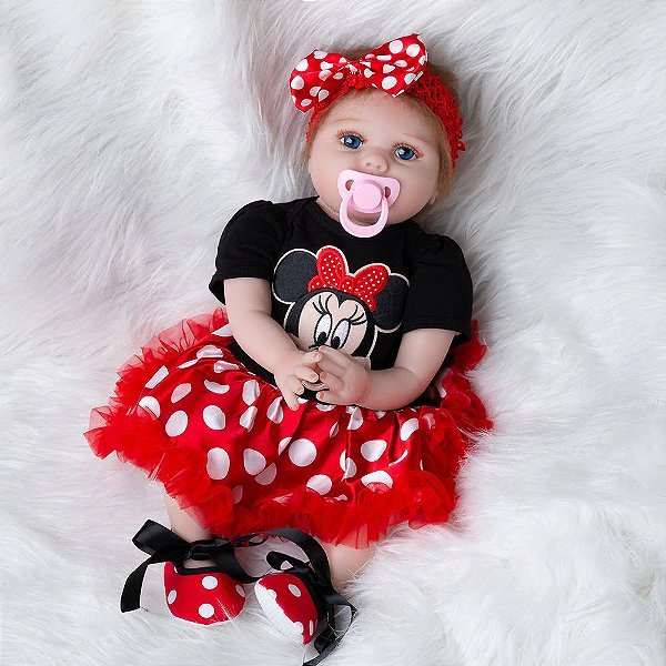roupa de bebê da minnie